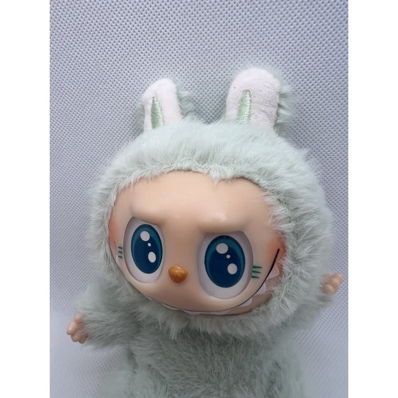POP MART Labubu Plush Keychain Mint Animal Costume Authentic - Picture 9 of 9